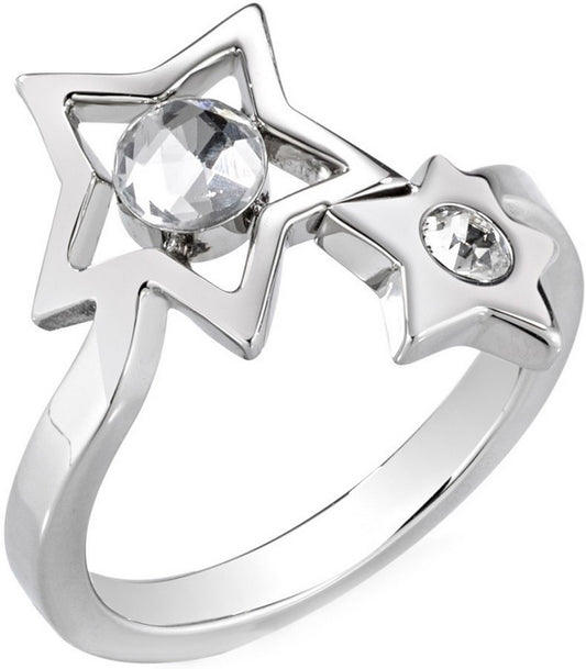 Morellato Cosmo Stainless Steel Star Shaped Saki17014 Women's Ring