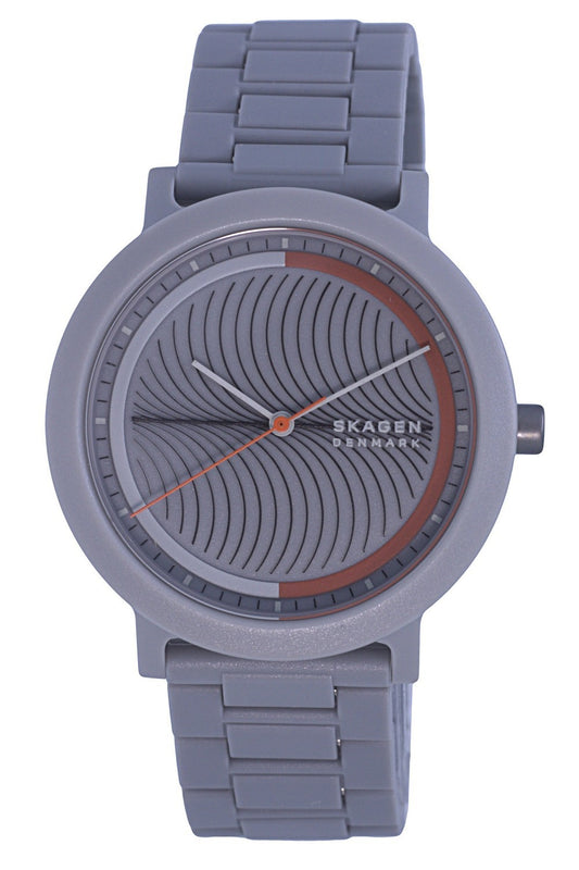 Skagen Aaren Tide Ocean Material Grey Dial Quartz Skw6772 Men's Watch