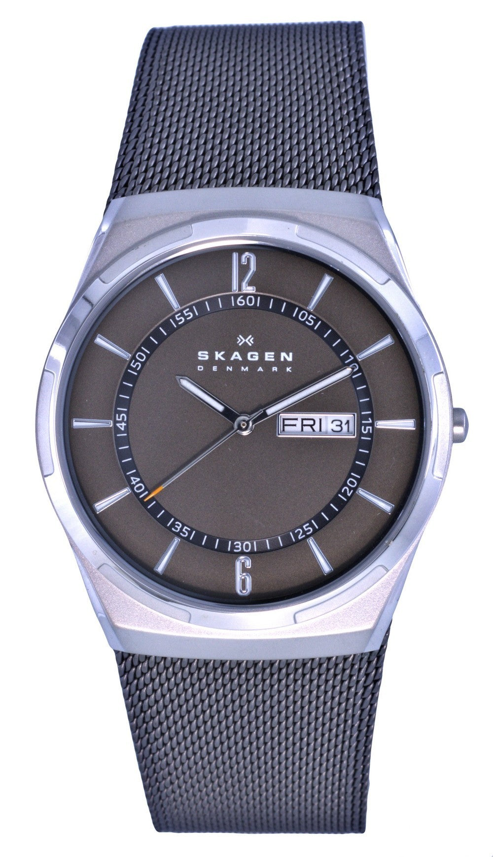 Skagen Melbye Stainless Steel Mesh Charcoal Dial Quartz Skw6790 Men's Watch