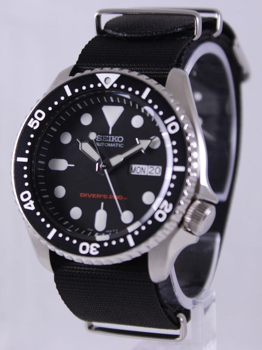 Seiko Automatic Diver's 200m Nato Strap Skx007k1-var-nato4 Men's Watch