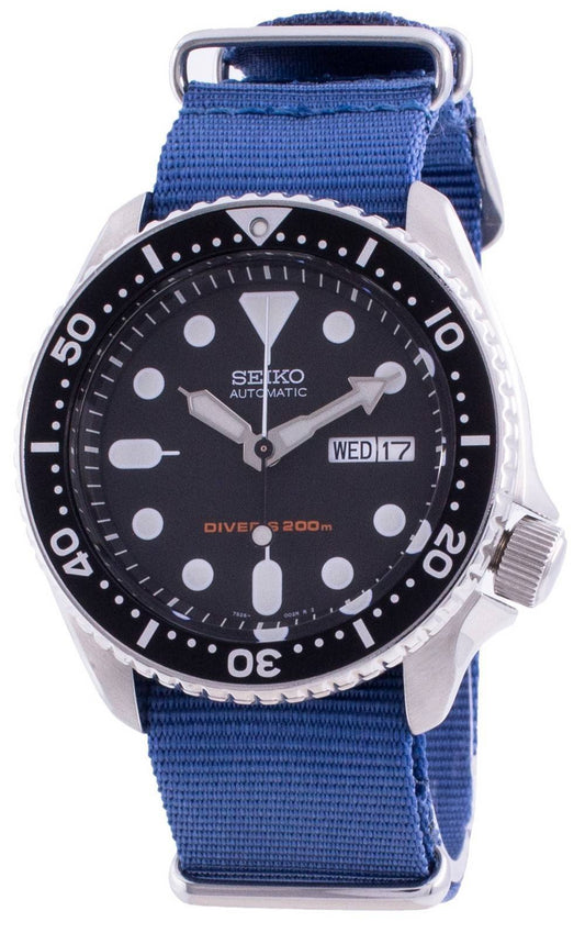 Seiko Discover More Automatic Diver's Skx007k1-var-nato8 200m Men's Watch