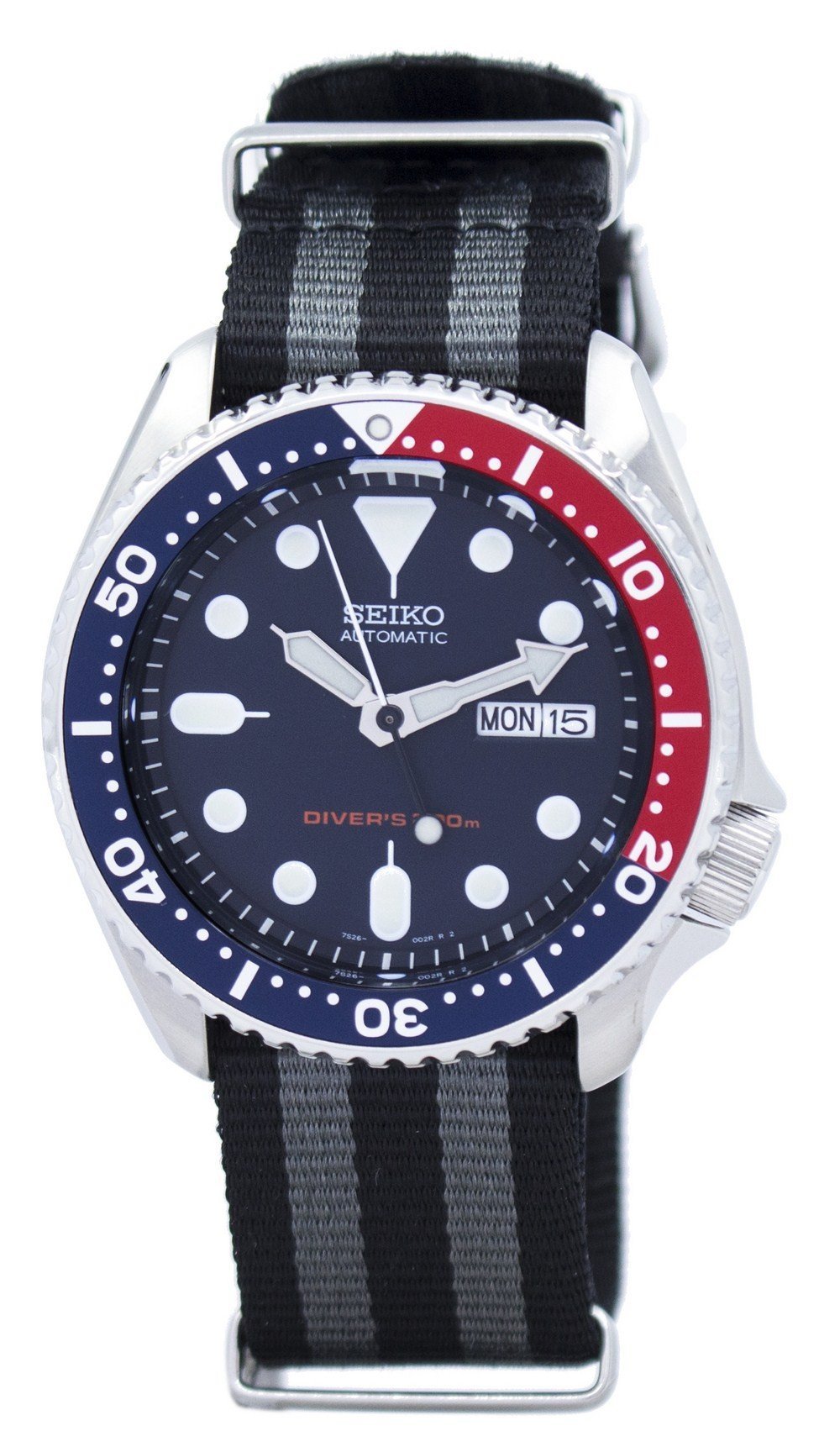 Seiko Automatic Diver's 200m Nato Strap Skx009k1-var-nato1 Men's Watch