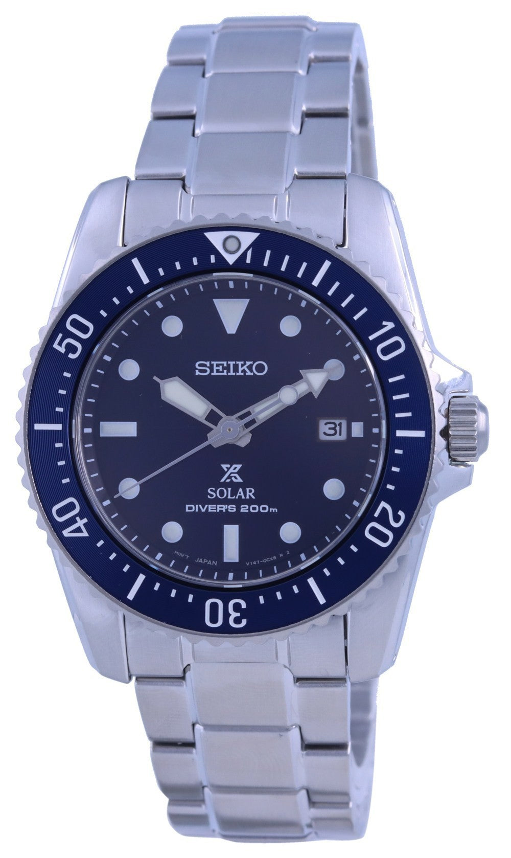 Seiko Prospex Blue Dial Solar Sne585 Sne585p1 Sne585p 200m Men's Watch