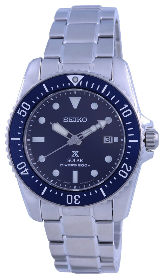 Seiko Prospex Blue Dial Solar Sne585 Sne585p1 Sne585p 200m Men's Watch