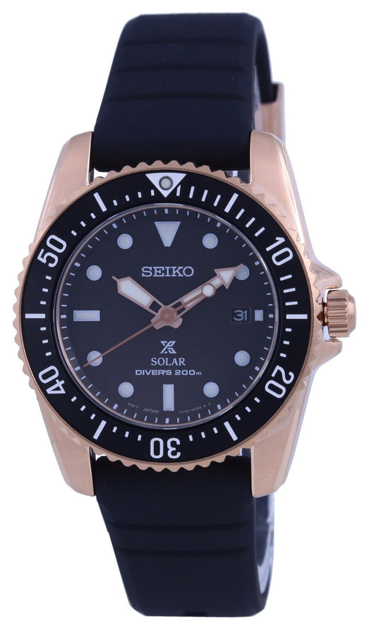 Seiko Prospex Compact Solar Scuba Diver's Sne586 Sne586p1 Sne586p 200m Men's Watch