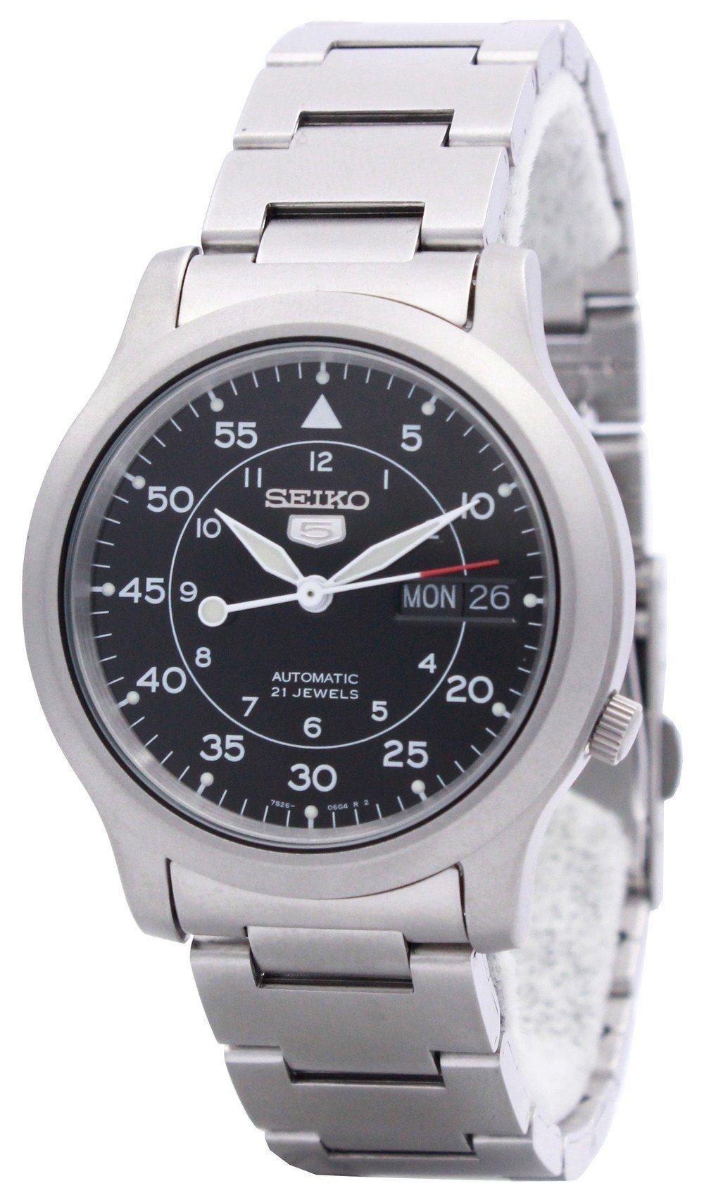 Seiko 5 Automatic  Snk809 Snk809k1 Snk809k  21 Jewel  Men's Watch