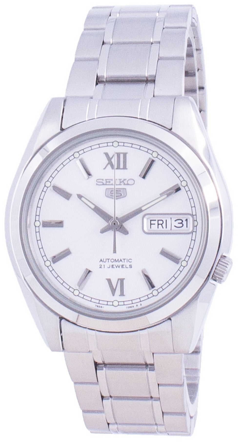 Seiko 5 Automatic Silver Dial Snkl51 Snkl51k1 Snkl51k Men's Watch