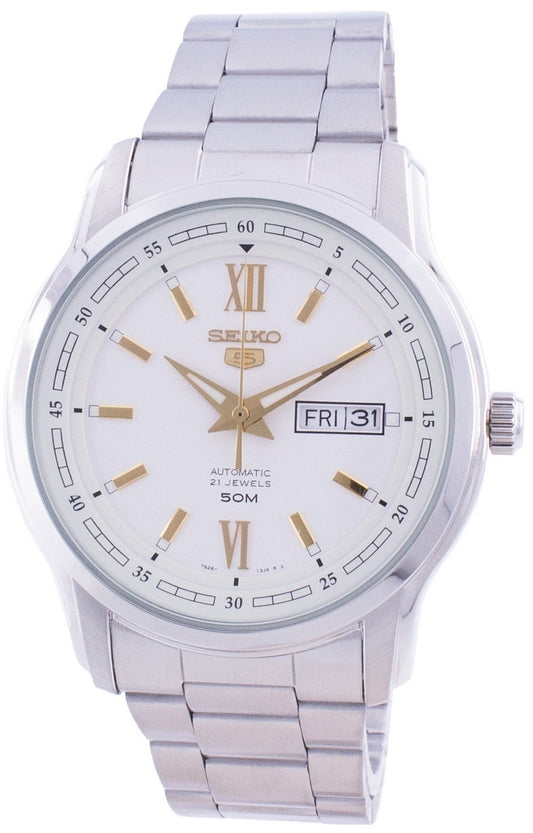 Seiko 5 Automatic White Dial Snkp15 Snkp15k1 Snkp15k Men's Watch