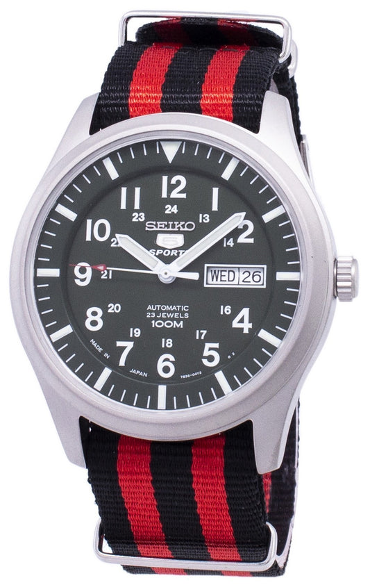 Seiko 5 Sports Automatic Japan Made Nato Strap Snzg09j1-var-nato3 Men's Watch