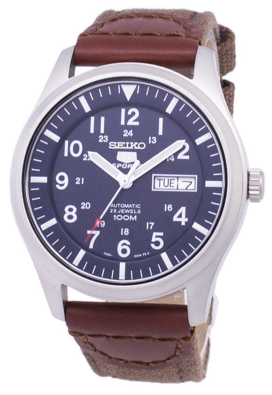 Seiko 5 Sports Automatic Canvas Strap Snzg11k1-var-ns1 Men's Watch