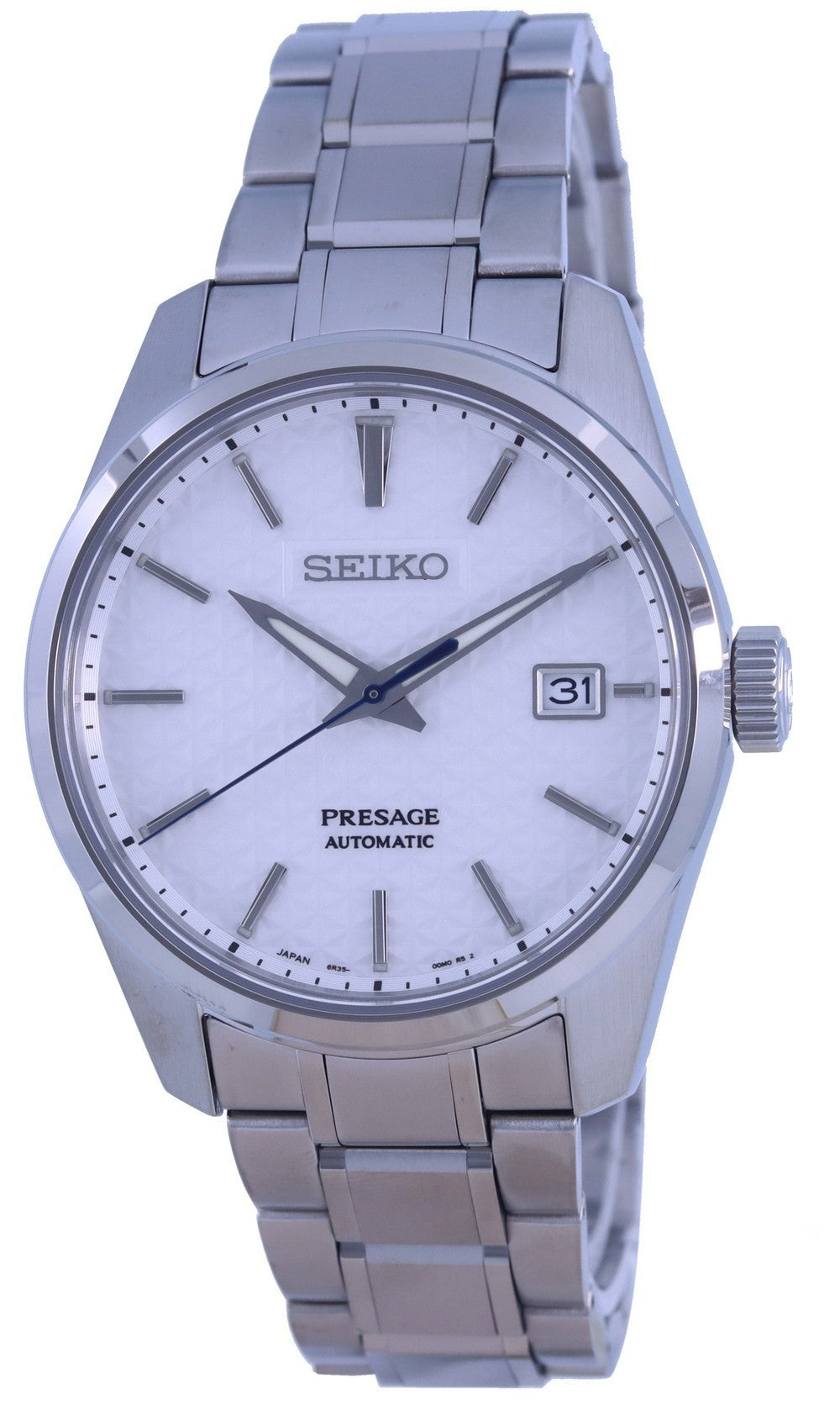 Seiko Presage Sharp Edged White Dial Automatic Spb165 Spb165j1 Spb165j 100m Men's Watch