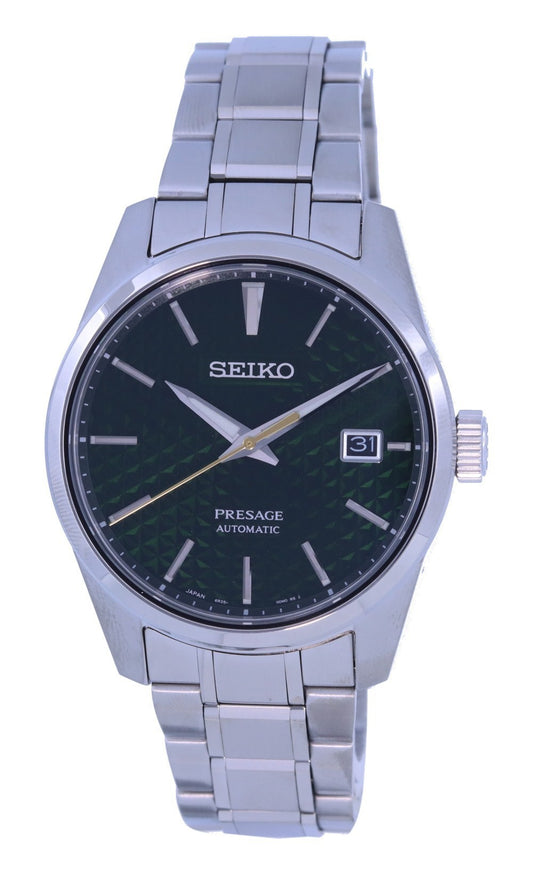 Seiko Presage Sharp Edge Green Dial Automatic Spb169 Spb169j1 Spb169j 100m Men's Watch