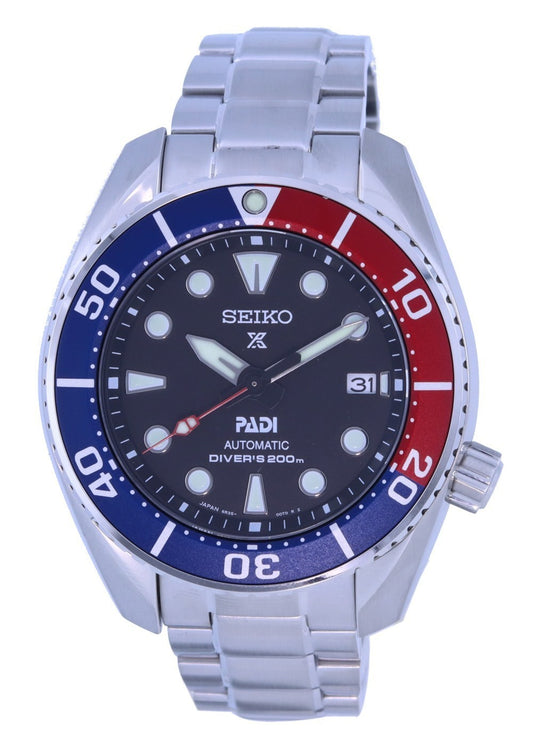 Seiko Prospex Padi Sumo Special Edition Automatic Diver's Spb181 Spb181j1 Spb181j 200m Men's Watch