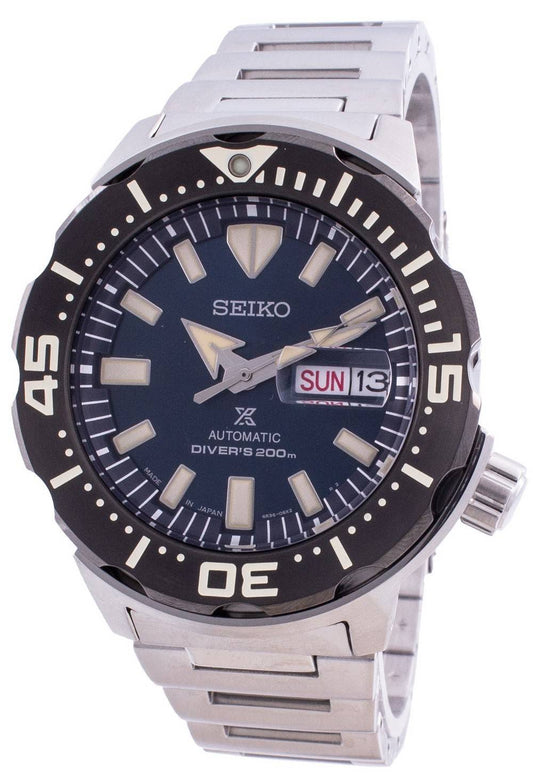 Seiko Prospex Monster Automatic Diver's Srpd25 Srpd25j1 Srpd25j 200m Men's Watch