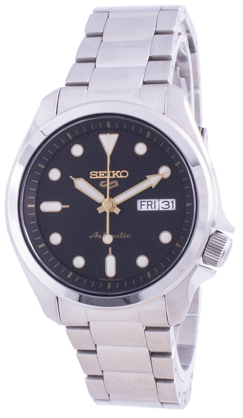 Seiko 5 Sports Black Dial Automatic Srpe57 Srpe57k1 Srpe57k 100m Men's Watch