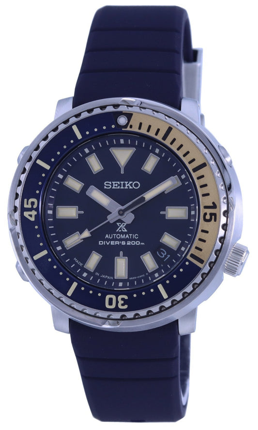 Seiko Prospex Safari Tuna Edition Automatic Blue Dial Diver's Srpf81 Srpf81j1 Srpf81j 200m Men's Watch