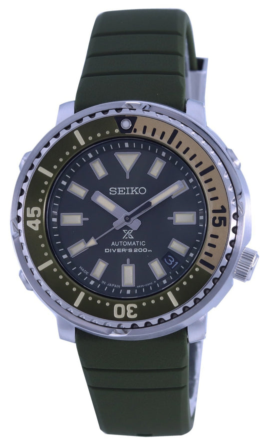 Seiko Prospex Safari Tuna Edition Automatic Green Dial Diver's Srpf83 Srpf83j1 Srpf83j 200m Men's Watch