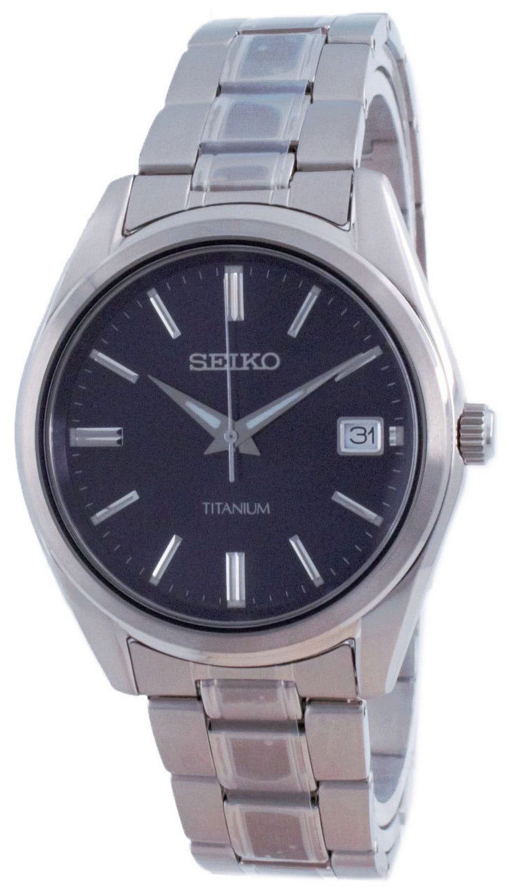 Seiko Discover More Titanium Quartz Sur373 Sur373p1 Sur373p 100m Men's Watch