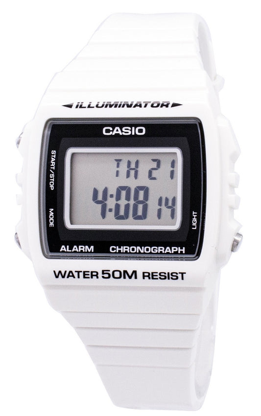 Casio Digital Alarm Chronograph W-215h-7avdf W-215h-7av Unisex Watch