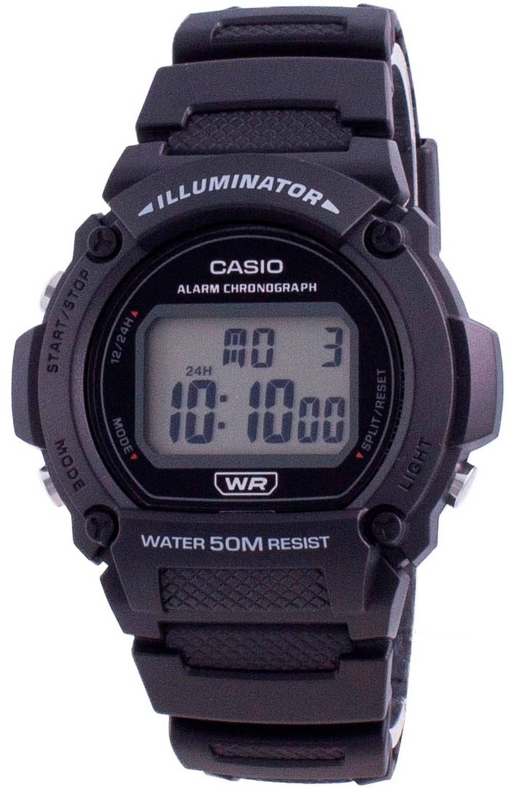 Casio Youth Illuminator Digital W-219h-1a W-219h-1 Men's Watch