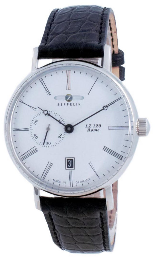 Zeppelin Lz120 Rome White Dial Automatic 7104-1 71041 Men's Watch