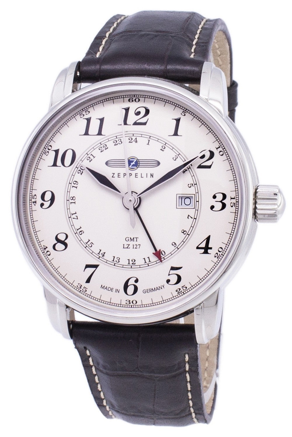 Zeppelin Series Lz127 Graf Germany Made 7642-5 76425 Men's Watch